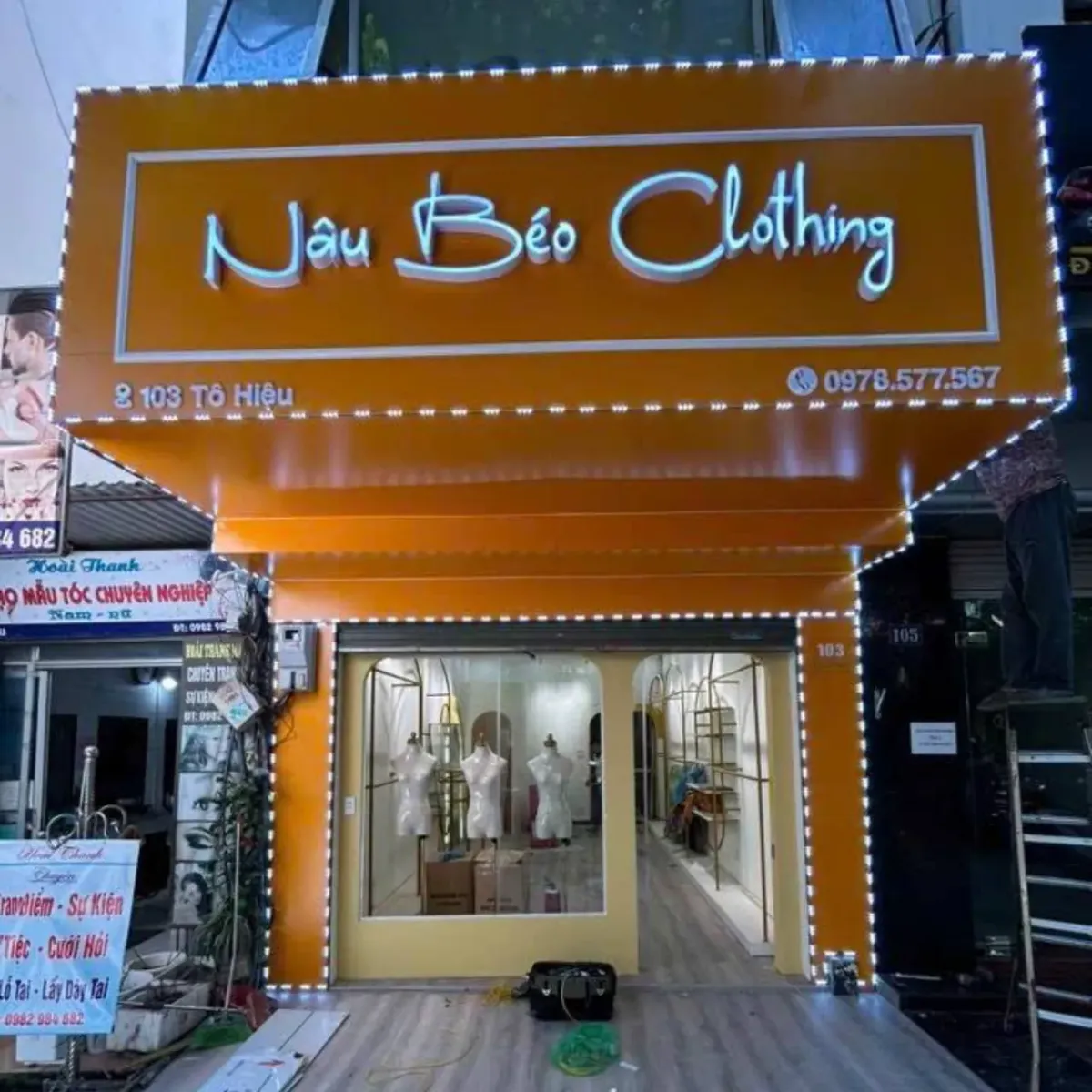 Lắp biển quảng cáo Mica chữ nổi tại Từ Sơn, tỉnh Bắc Ninh