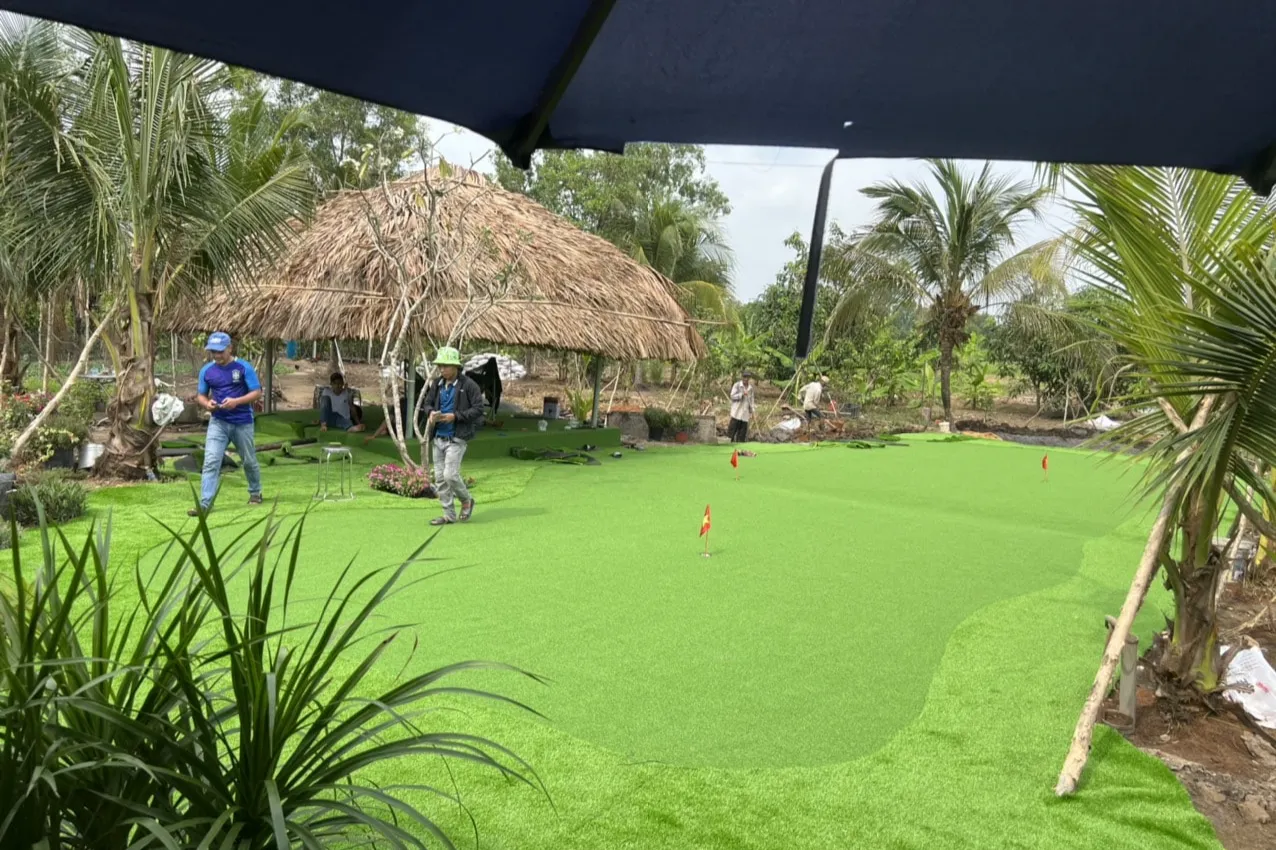 Cung cấp, thi công cỏ nhân tạo sân vườn tại tỉnh Bắc Ninh