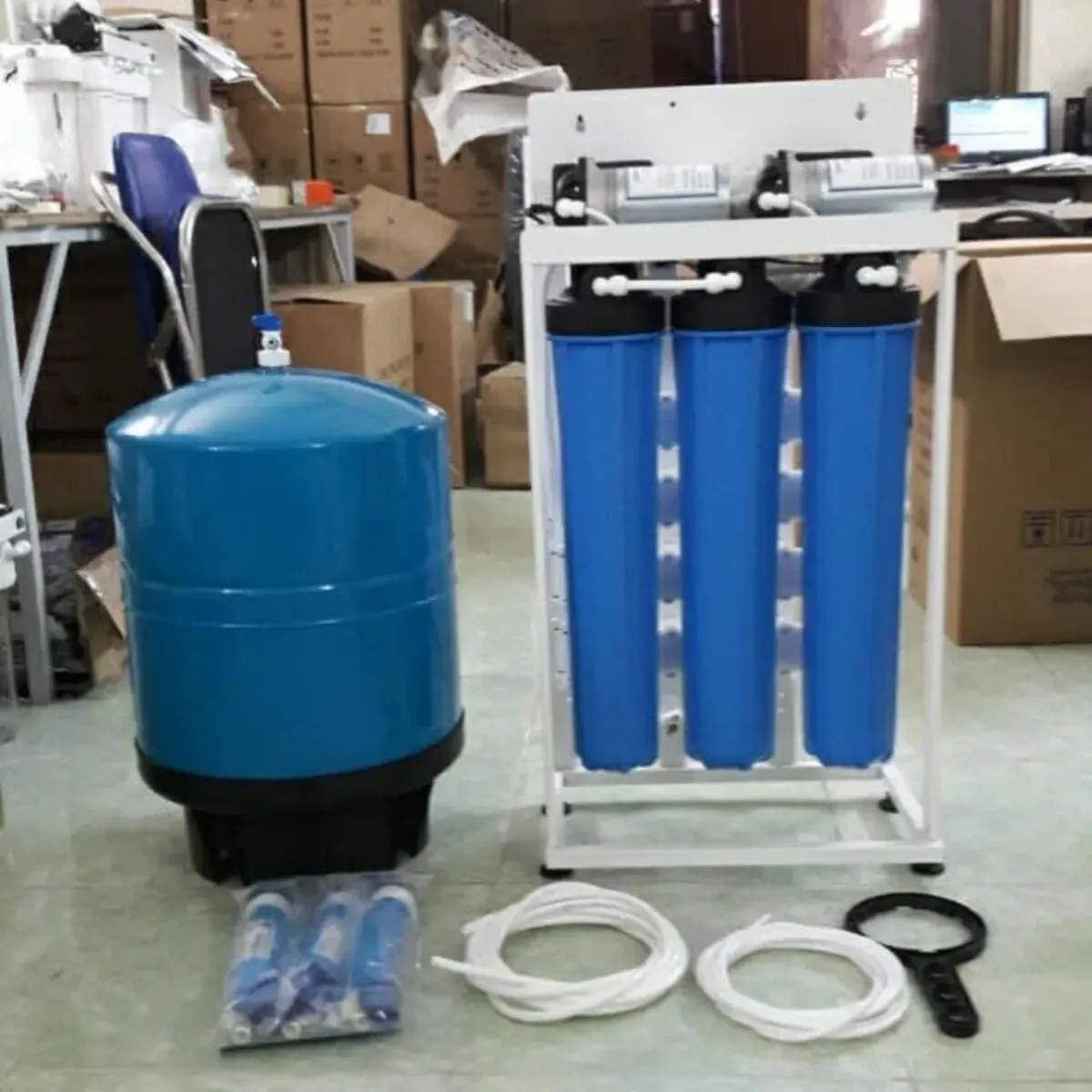 Lắp đặt hệ thống lọc nước tổng phường Việt Yên, tỉnh Bắc Ninh